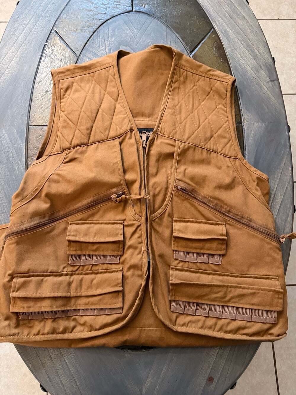 Gamehide Canvas Upland Hunting Vest Style 300 with Multi-Pocket Storage